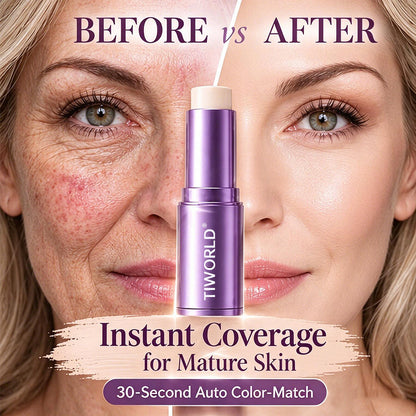 Tiworld® Smart Auto-Match Foundation Stick – Zero Shade Guessing Formula