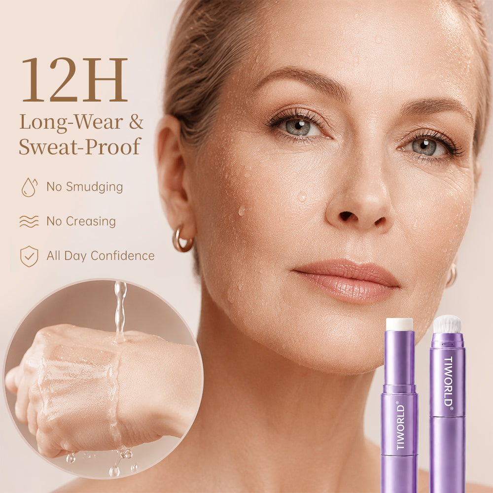 Tiworld® Smart Color-Changing Foundation Stick – The Instant Glow Stick for Mature Skin
